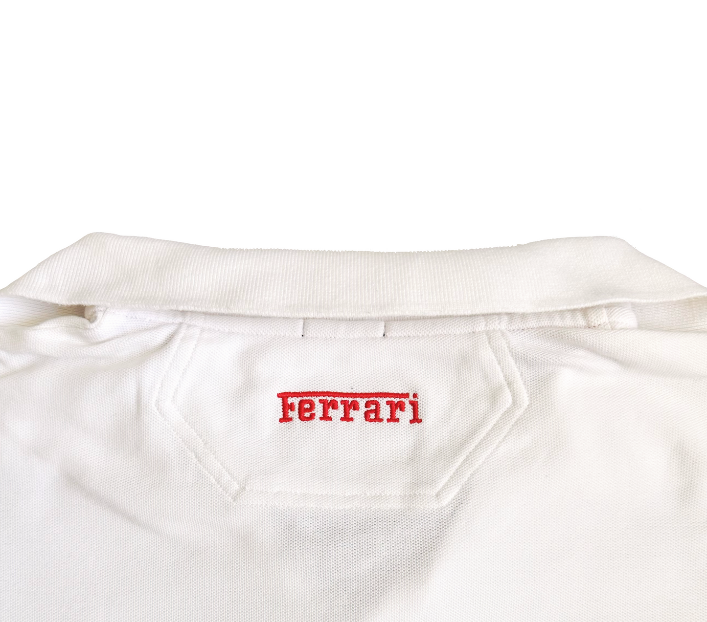 Ferrari White Polo Shirt