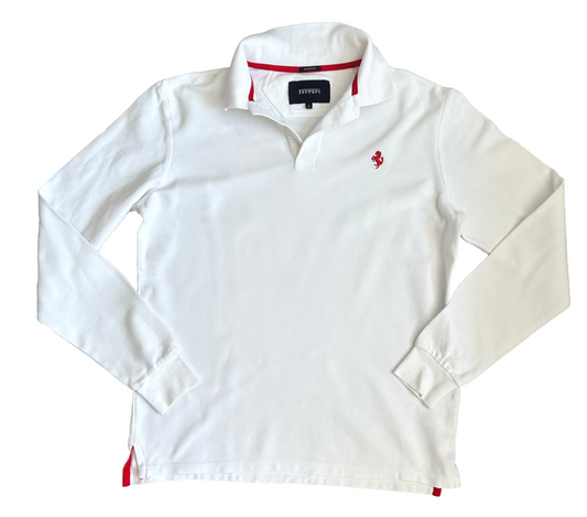 Ferrari White Polo Shirt